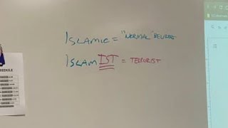 Strongsville High School teacher accused of writing Islamophobic message on board during class [upl. by Catlaina]