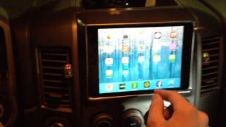 Nissan Titan iPad Mini Dash Install [upl. by Aneliram]