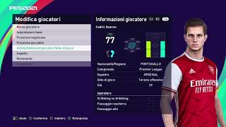 eFootball PES 2021 Cedric Soares EDIT [upl. by Clardy930]