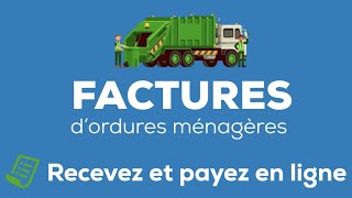 NOUVEAU Paiement en ligne de vos factures dordures ménagères [upl. by Gerty]