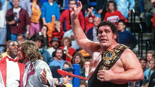 Andre the Giant wins the WWE Title WWE The Main Event Feb 5 1988 [upl. by Braca]