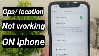 How to fix location gps Not working on iphone [upl. by Ttegdirb]