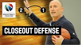 Closeout Defense  Dan Burke  Basketball Fundamentals [upl. by Chesna]