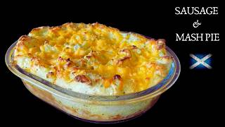 Sausage amp Mash Pie  Easy Bangers n Mash Midweek Dinner Recipe [upl. by Aicram663]