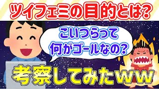 【ネット考察】みんなでツイフェミの最終目的を想像してみた [upl. by Goldi]