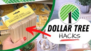 DOLLAR TREE DIY Craft Stick Hacks for stunning high end Home Decor [upl. by Rehpotsrihc]