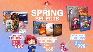 Strictly Limited Games  Spring Selects  Nintendo Switch amp PS4 [upl. by Esoryram340]