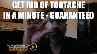 How to get rid of Toothache in 5 minutes  Natural Remedy [upl. by Aras947]