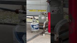 Save money Gas propane refill ytshortvideo [upl. by Scotney]