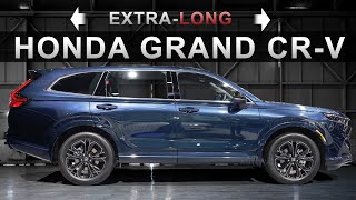 2025 Honda GRAND CRV  ExtraLong Honda CRV XL with 3 Rows and Large Trunk [upl. by Reuben]