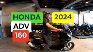 Honda ADV 160 2024 SRP 166900  SPECS  REVIEW  DEMO  KIRBY MOTOVLOG [upl. by Muir]