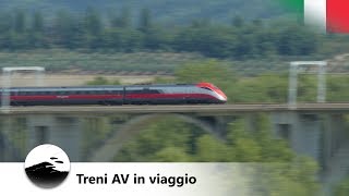 4K Treni alta velocitá Italo e Frecce in viaggio [upl. by Kcirtemed258]