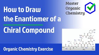 How to draw the enantiomer of a chiral compound [upl. by Malorie281]