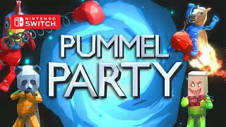 Pummel Party Gameplay Nintendo Switch [upl. by Dnumde]