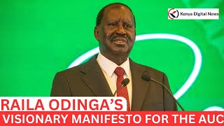 ENIGMA Raila Odinga’s Optimistic Manifesto Speech for the AUC in Addis Ababa Ethiopia [upl. by Richia]