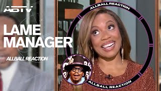 ESPN Kimberly Martin Is Trash Cam Newton Reaction [upl. by Plate721]