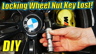 Locking Wheel Nut Key Lost BMW  This is the BEST Solution [upl. by Niad292]