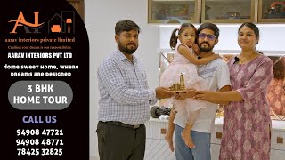 Aakriti Miro hometour Nallagandla Hyderabad  Best Home Interior Designers  3BHK interiordesign [upl. by Nidraj211]