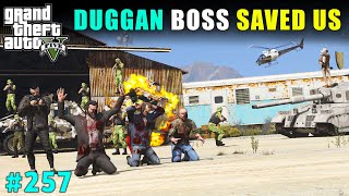 DUGGAN BOSS SAVED US FROM DRUG MAFIA  GTA V GAMEPLAY 257 [upl. by Vite]