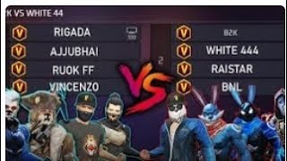 B2k WHITE444RAISTARampBNL VS RGADAAJJUBHIRUOK ff amp VINCENZO 2024 CUSTOM 👹👹👹👹 [upl. by Adham]