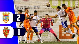 Atzeneta UE vs Real Zaragoza 21 Resumen y Goles  Copa Del Rey 2023 [upl. by Iveson]