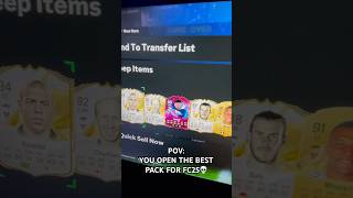 POV YOU OPEN THE BEST CHAMPS REWARDS PACK IN FC25😳 eafc fc25 shorts [upl. by Euqinue753]