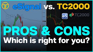 eSignal vs TC2000  Pros amp Cons [upl. by Einegue]