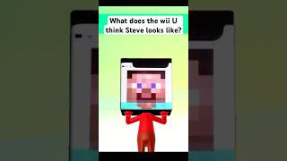 What does the wii U think Steve looks like minecraftmemes mii [upl. by Ennirok]