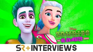 Milo Manheim amp Meg Donnelly On Zed And Addisons Romance In ZOMBIES The ReAnimated Series [upl. by Nidia]