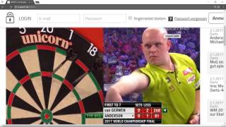 Dart WM 2017 Anderson vs Van Gerwen FINALE [upl. by Elli]