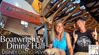 Boatwrights Dining Hall at Port Orleans Riverside in Walt Disney World  Disney Dining Review [upl. by Grimona]