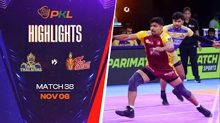 Match Highlights Tamil Thalaivas vs Telugu Titans  November 6  PKL Season 11 [upl. by Ecerehs]