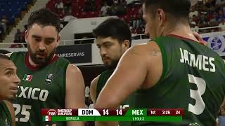 México vs República Dominicana  Americup clasificatorios 23 feb2024 [upl. by Nimesay]