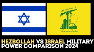 HEZBOLLAH VS ISRAEL MILITARY POWER COMPARISON 2024 [upl. by Asiil]