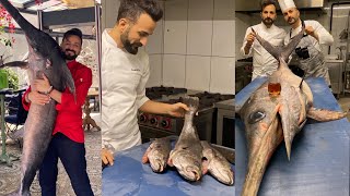 TURKİSH SEAFOOD KEBAP By chef Faruk GEZEN balık adana [upl. by Nas]