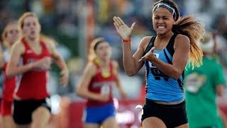 Clovis North track star Mikaela Smith emerging as national recruit [upl. by Dillie322]