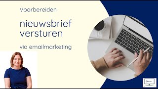 Nieuwsbrief via emailmarketing [upl. by Wallie]