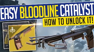 Destiny 2  EASY BURIED BLOODLINE CATALYST How To Get BURIED BLOODLINE Exotic Sidearm Catalyst [upl. by Sabsay418]