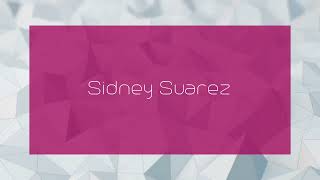 Sidney Suarez  appearance [upl. by Carola]