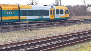 ZUGFAHRTEN IM BAHNHOF RATHENOW AM 17032023 ZWISCHEN 1000 UHR UND 1400 UHR [upl. by Hedy196]