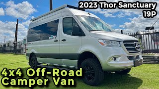 4x4 Off Road Camper Van 2023 Thor Sanctuary 19P [upl. by Pulling436]