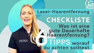 Checkliste Dauerhafte Haarentfernung 6 wichtige Tipps [upl. by Aan]