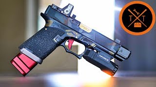 Custom Glock 19  Agency Arms 417 Compensator Review [upl. by Hervey]