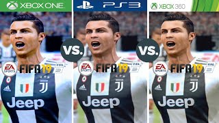 FIFA 19 Xbox One Vs PS3 Vs Xbox 360 [upl. by Swihart]