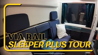 VIA Rail Sleeper Plus FULL Room Tour  Comfort on the Rails [upl. by Aivila592]