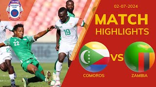 COMOROS 1 0 ZAMBIA COSAFA CUP 2024  GROUP STAGE  EXTENDED HIGHLIGHTS  02072024 [upl. by Gertie]