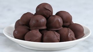 Dark Chocolate Peanut Butter Balls [upl. by Bonis674]