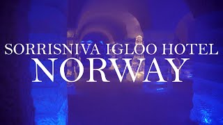 Exploring the Sorrisniva Igloo Hotel  Ice Hotel in Finnmark Norway [upl. by Aysab]