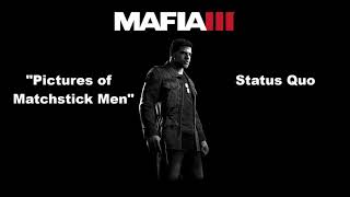 Mafia 3 WNBX Pictures of Matchstick Men  Status Quo [upl. by Yolanda]