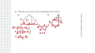 Lesson 303 Areas of Rhombuses and Trapezoids [upl. by Kreit]